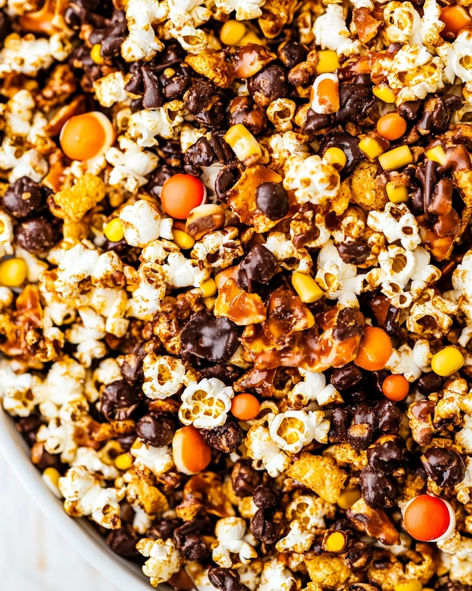Sweet and Salty Popcorn Snack Mix