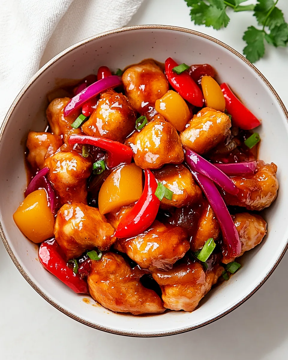 Sweet and Sour Chicken