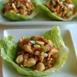 Sweet and Spicy Chicken Lettuce Wraps