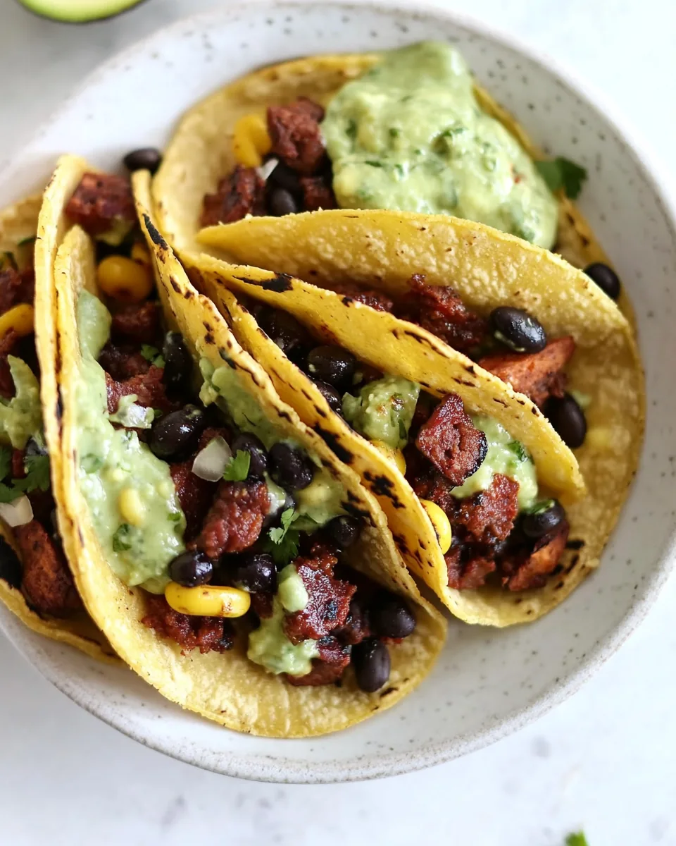 Sweet Potato Chorizo Tacos