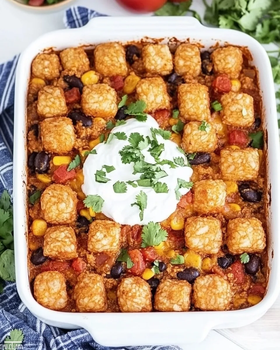 Taco Tater Tot Hotdish