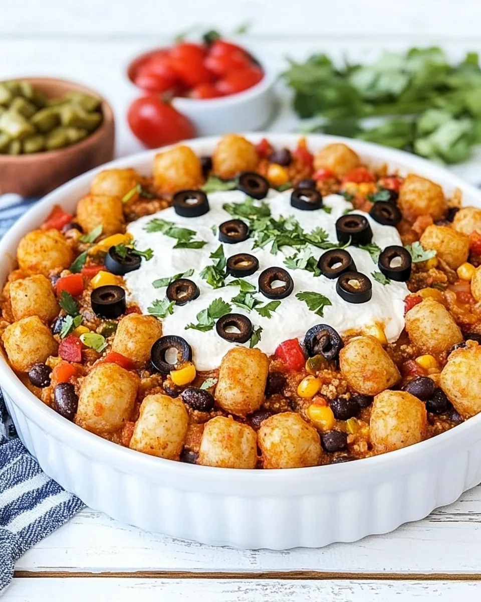 Taco Tater Tot Hotdish