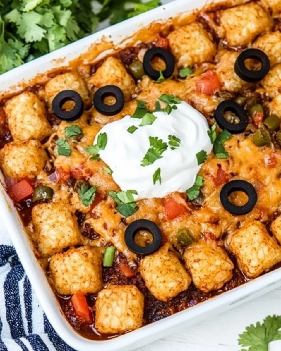 Taco Tater Tot Hotdish