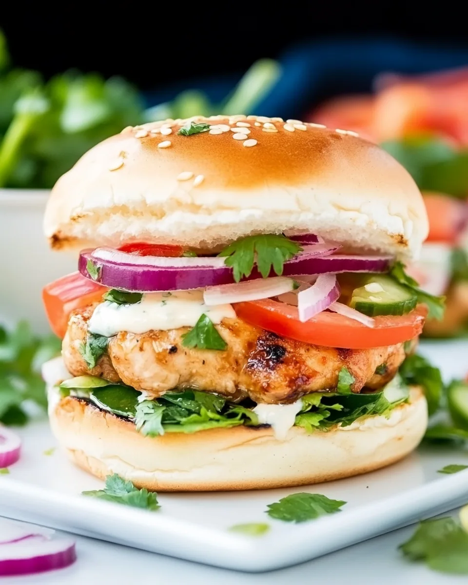 Teriyaki Chicken Burgers