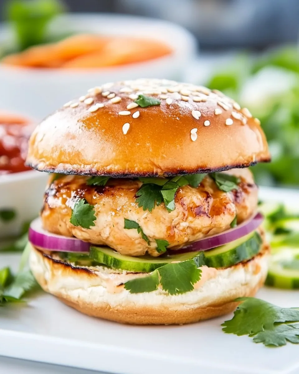 Teriyaki Chicken Burgers