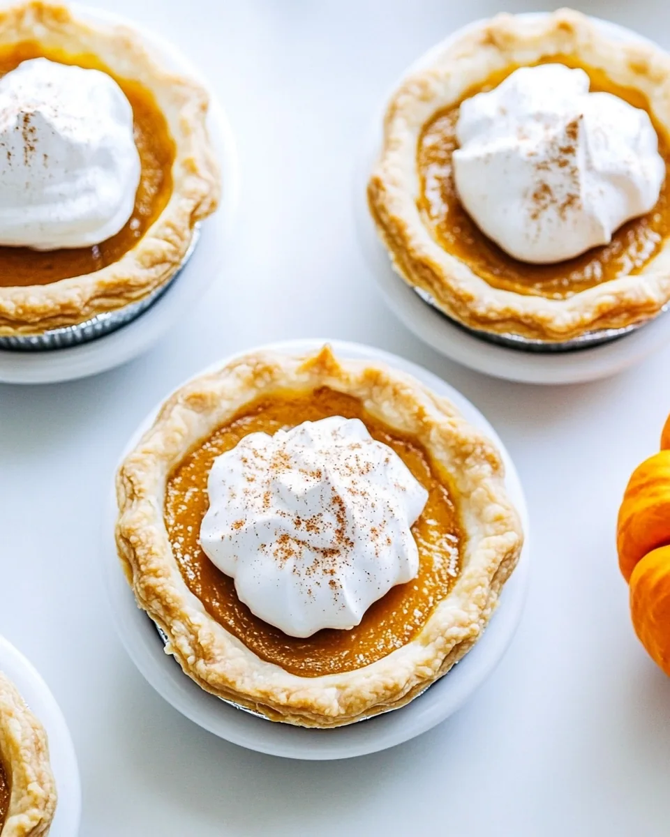 Mini Pumpkin Pies