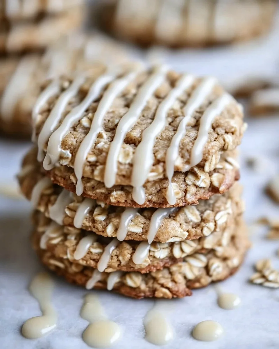 Thin and Chewy Spiced Oatmeal Cookies