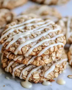 Thin and Chewy Spiced Oatmeal Cookies
