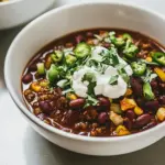 Three Bean Vegan Chili