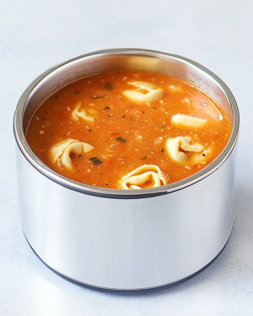 Tomato Tortellini Soup