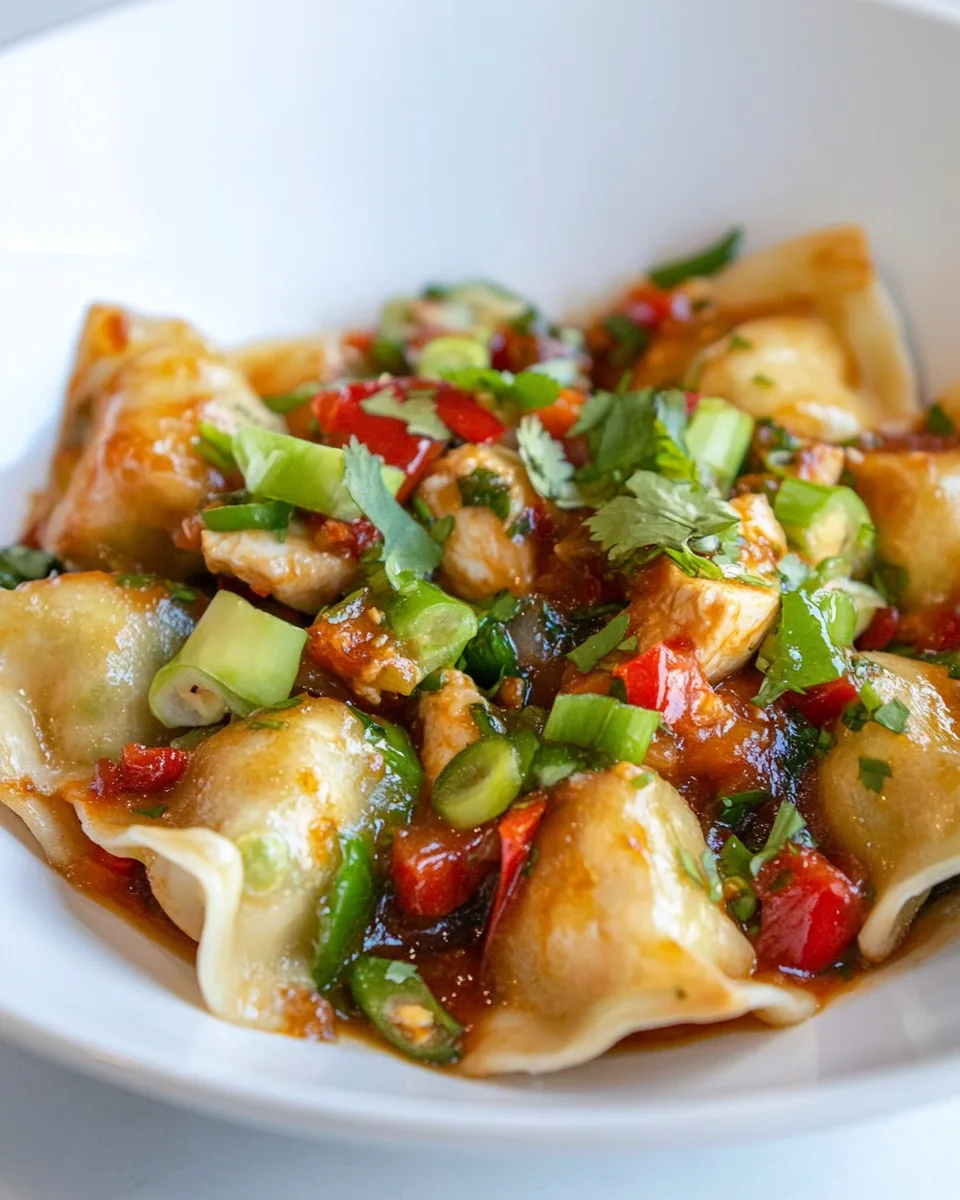 Trader Joe’s Chicken Cilantro Mini Wonton Stir Fry