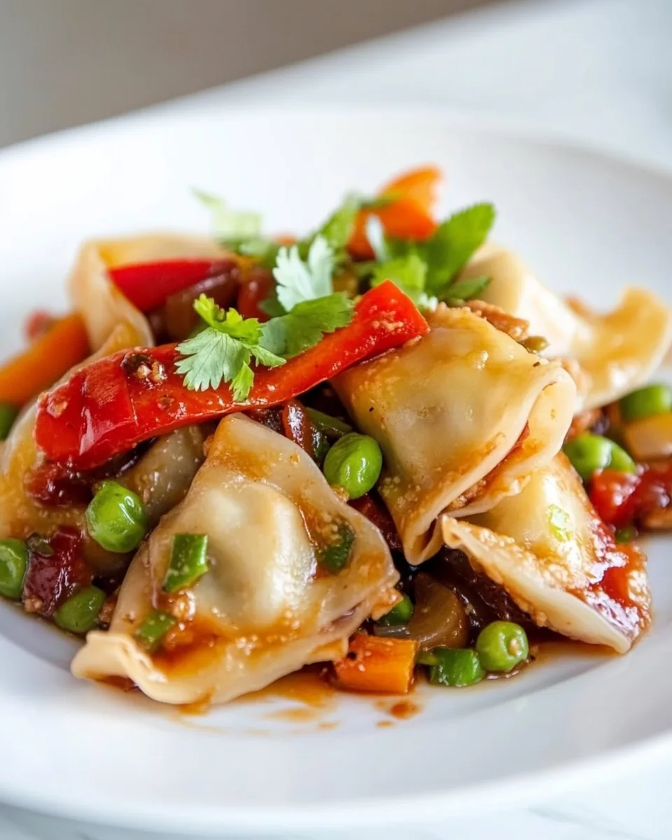 Trader Joe’s Chicken Cilantro Mini Wonton Stir Fry