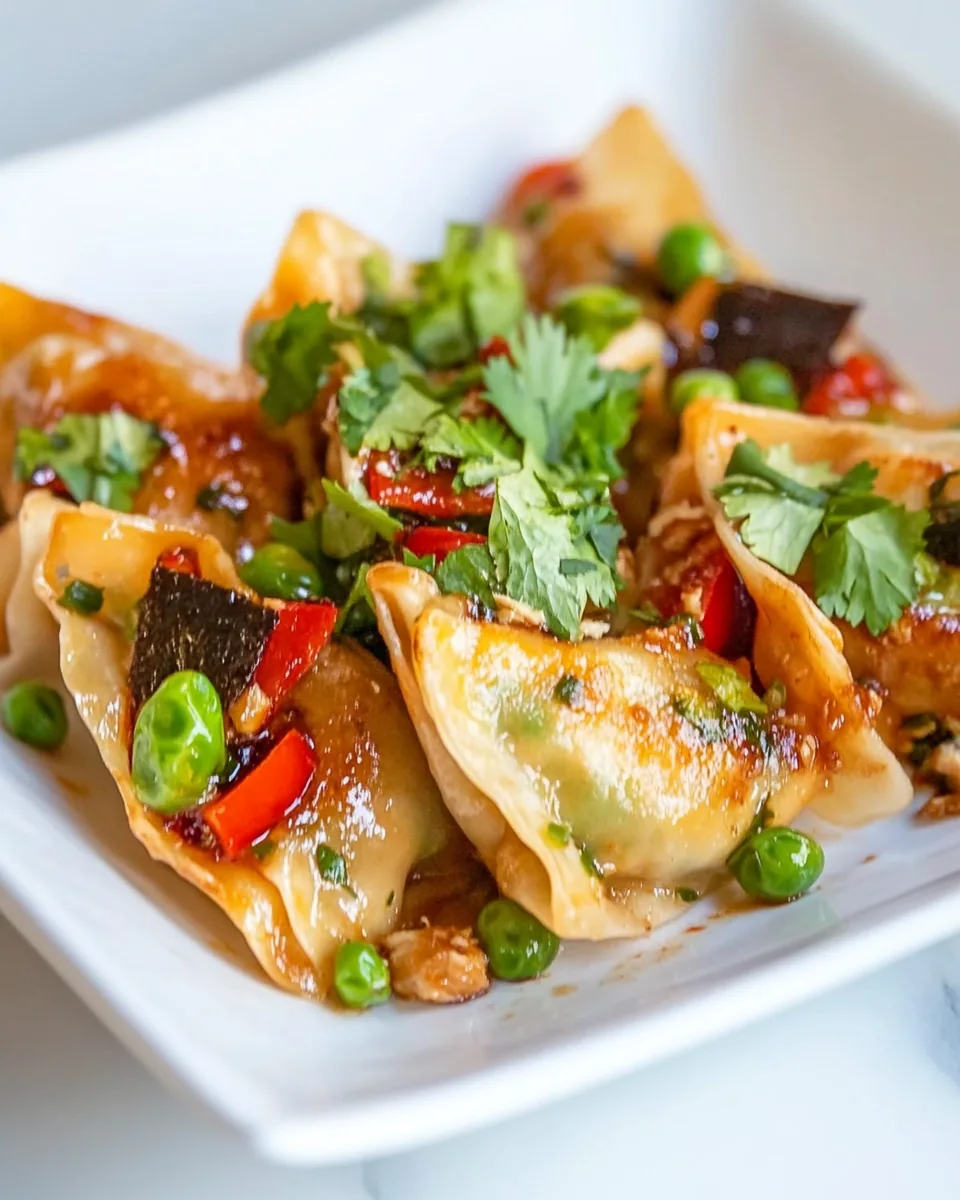Trader Joe’s Chicken Cilantro Mini Wonton Stir Fry