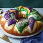 Traditional Mardi Gras King Cake