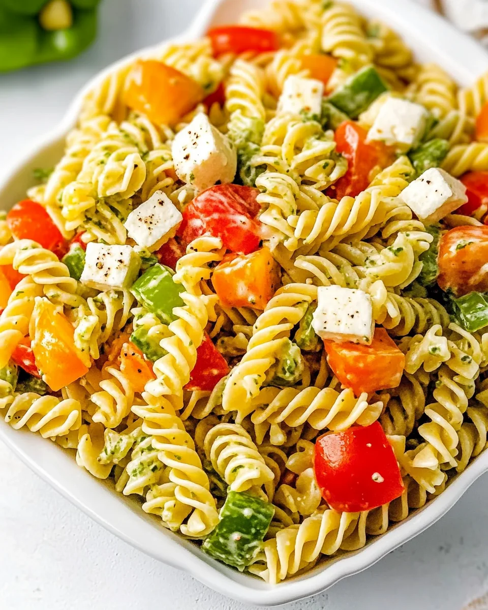Tri Color Pasta Salad
