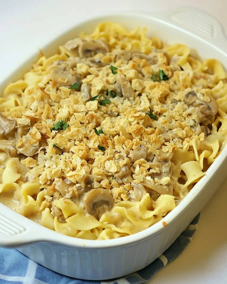 Tuna Mushroom Casserole