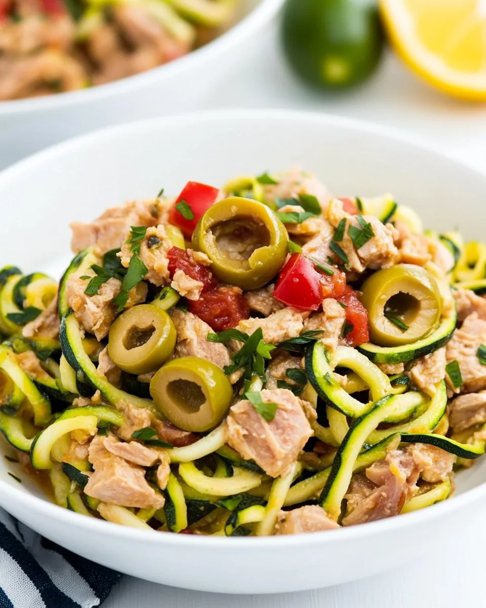 Tuna Zucchini Noodles