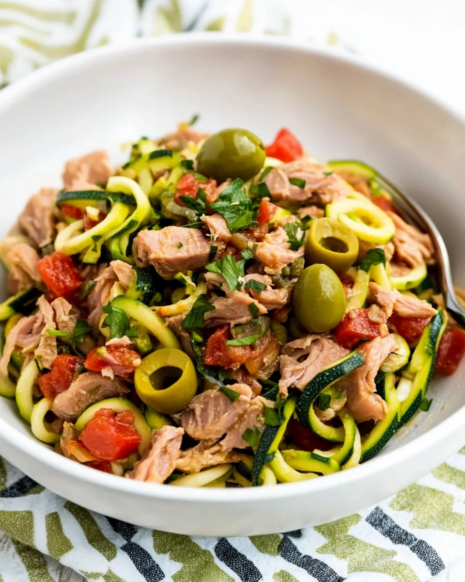 Tuna Zucchini Noodles