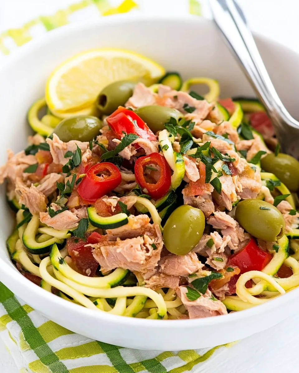 Tuna Zucchini Noodles