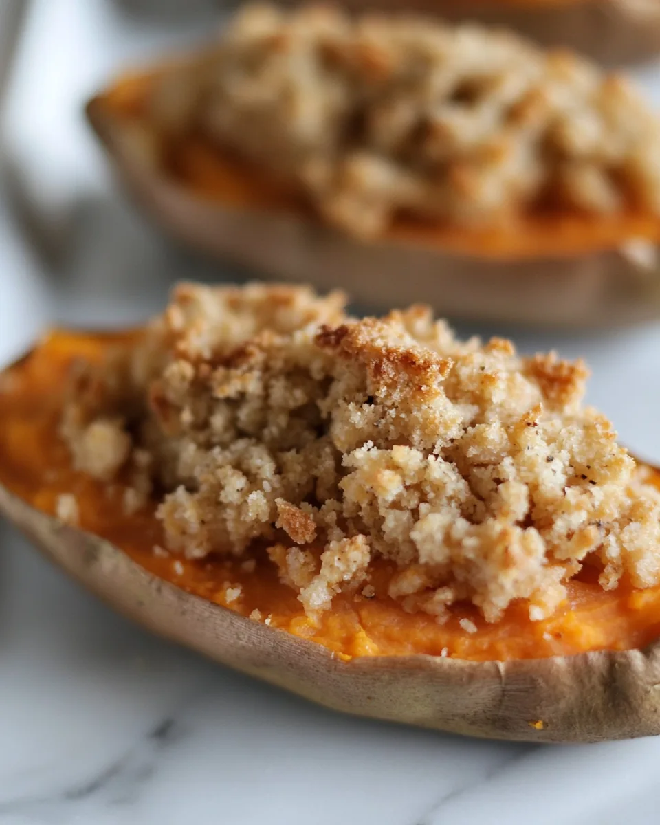 Twice Baked Sweet Potatoes