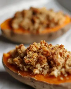 Twice Baked Sweet Potatoes
