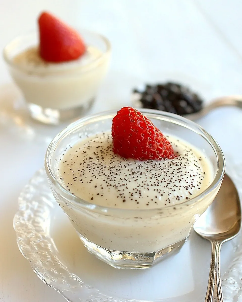 Vanilla Bean Panna Cotta