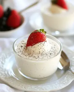 Vanilla Bean Panna Cotta
