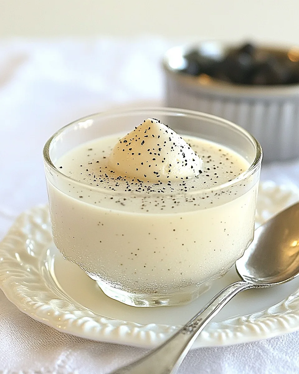 Vanilla Bean Panna Cotta