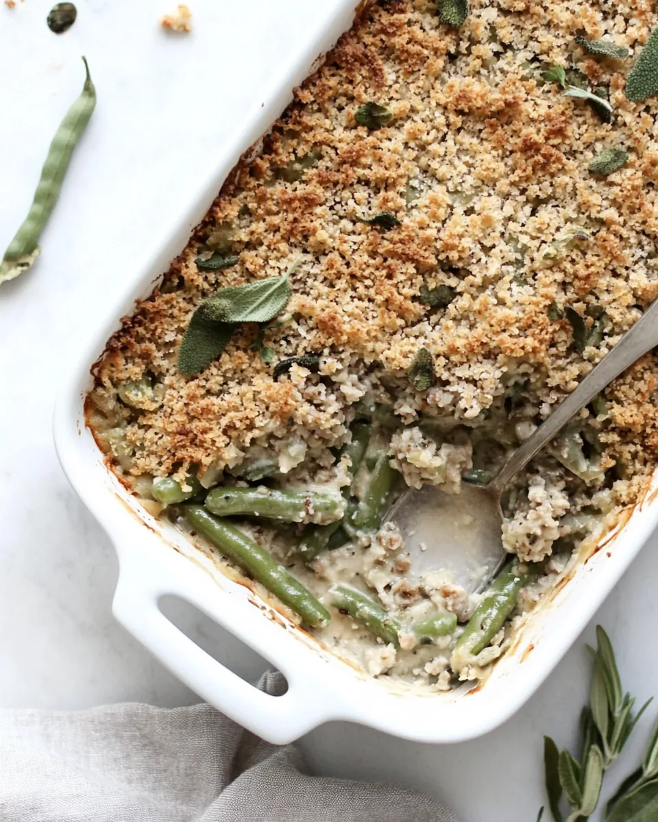 Vegan Green Bean Casserole
