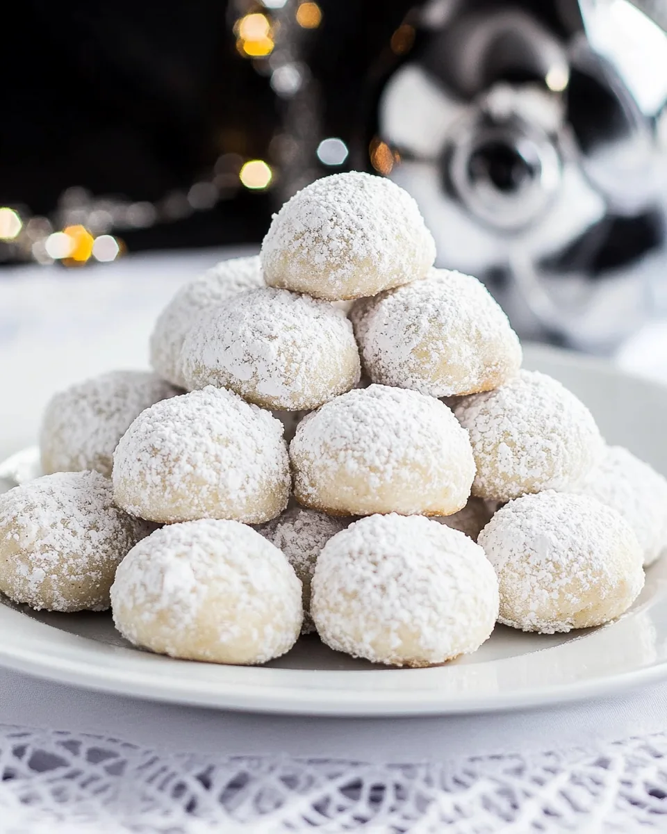 Vegan Snowball Cookies