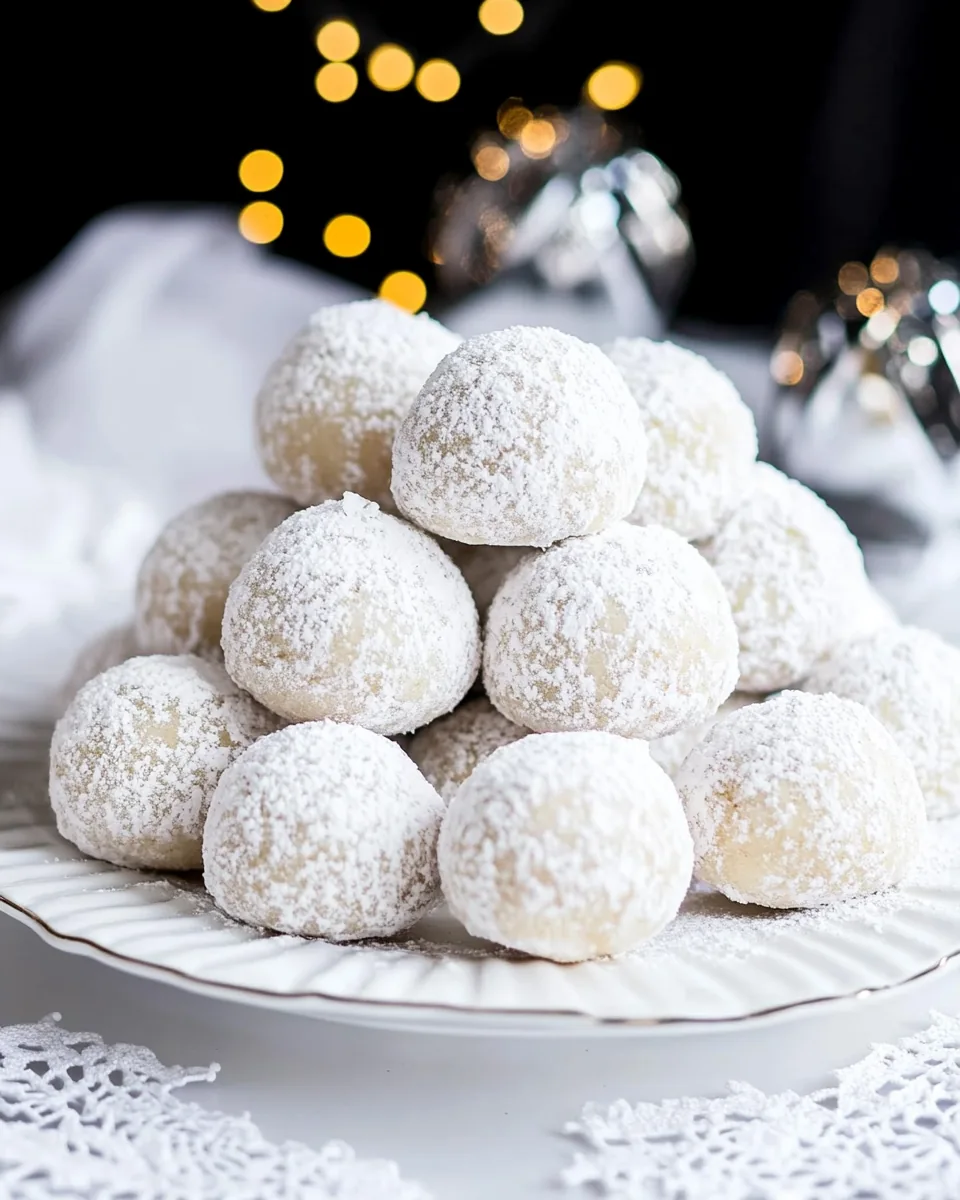 Vegan Snowball Cookies