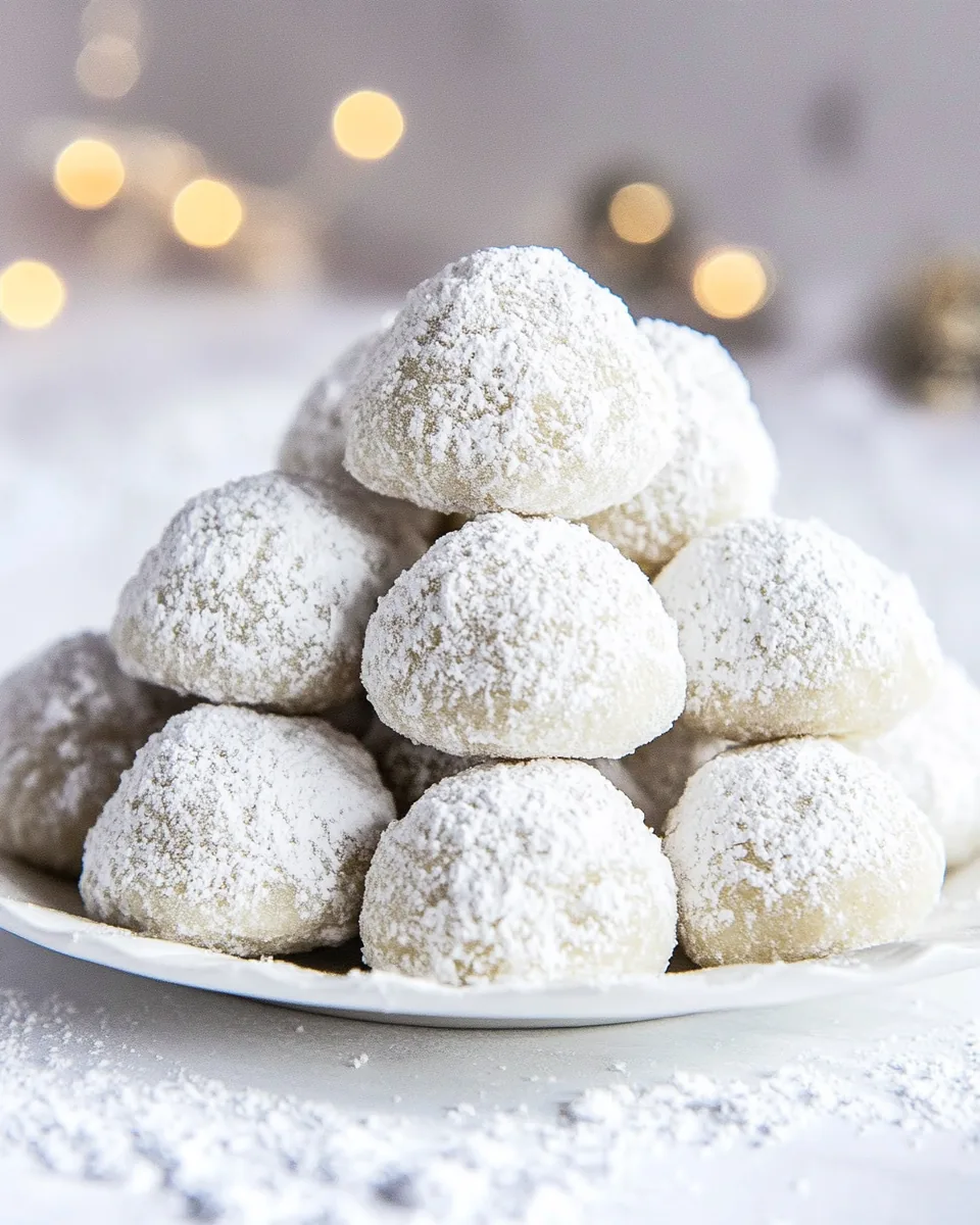 Vegan Snowball Cookies