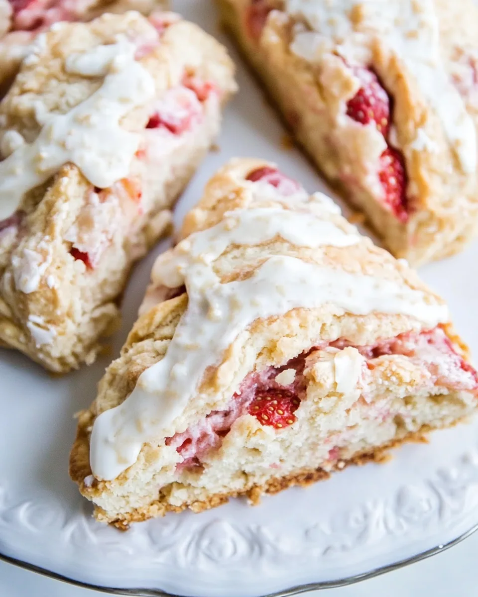 Vegan Strawberry Scones