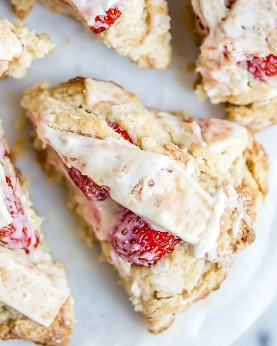 Vegan Strawberry Scones