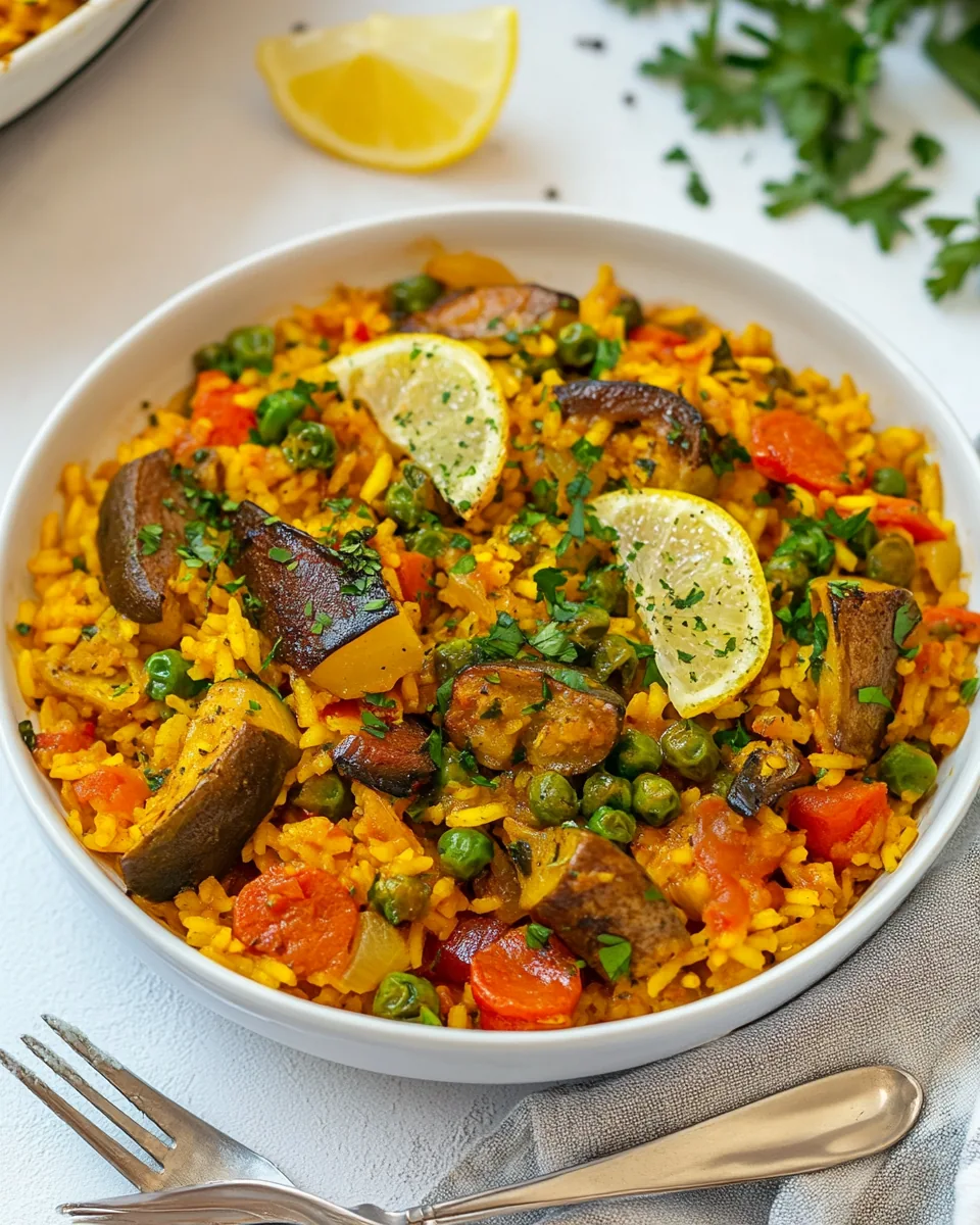 Vegetarian Paella Recipe