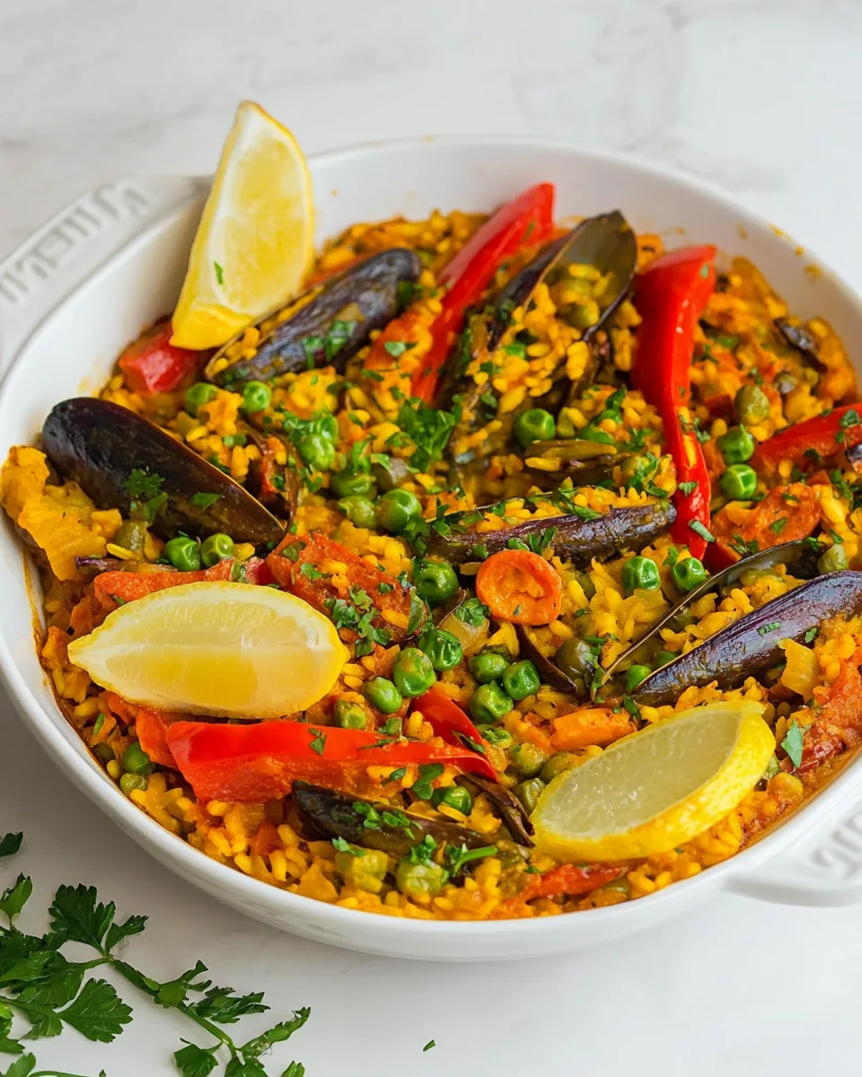 Vegetarian Paella Recipe