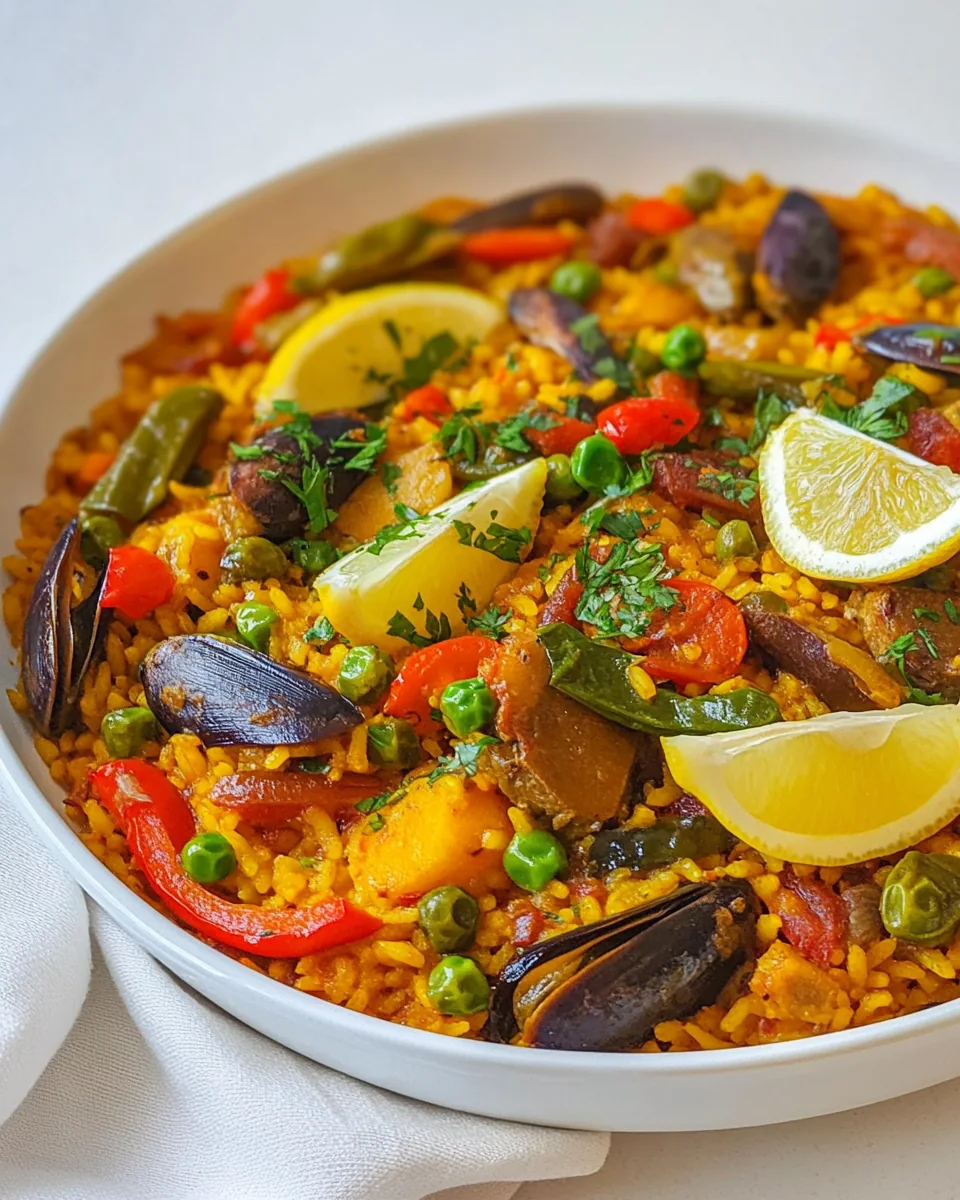 Vegetarian Paella Recipe