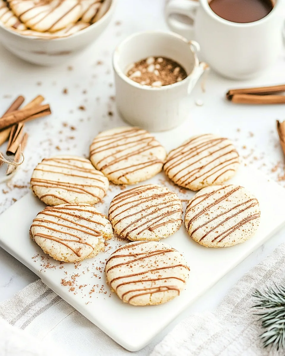 White Chocolate Chai Shortbread Cookies
