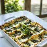 White Pesto Spinach Lasagna