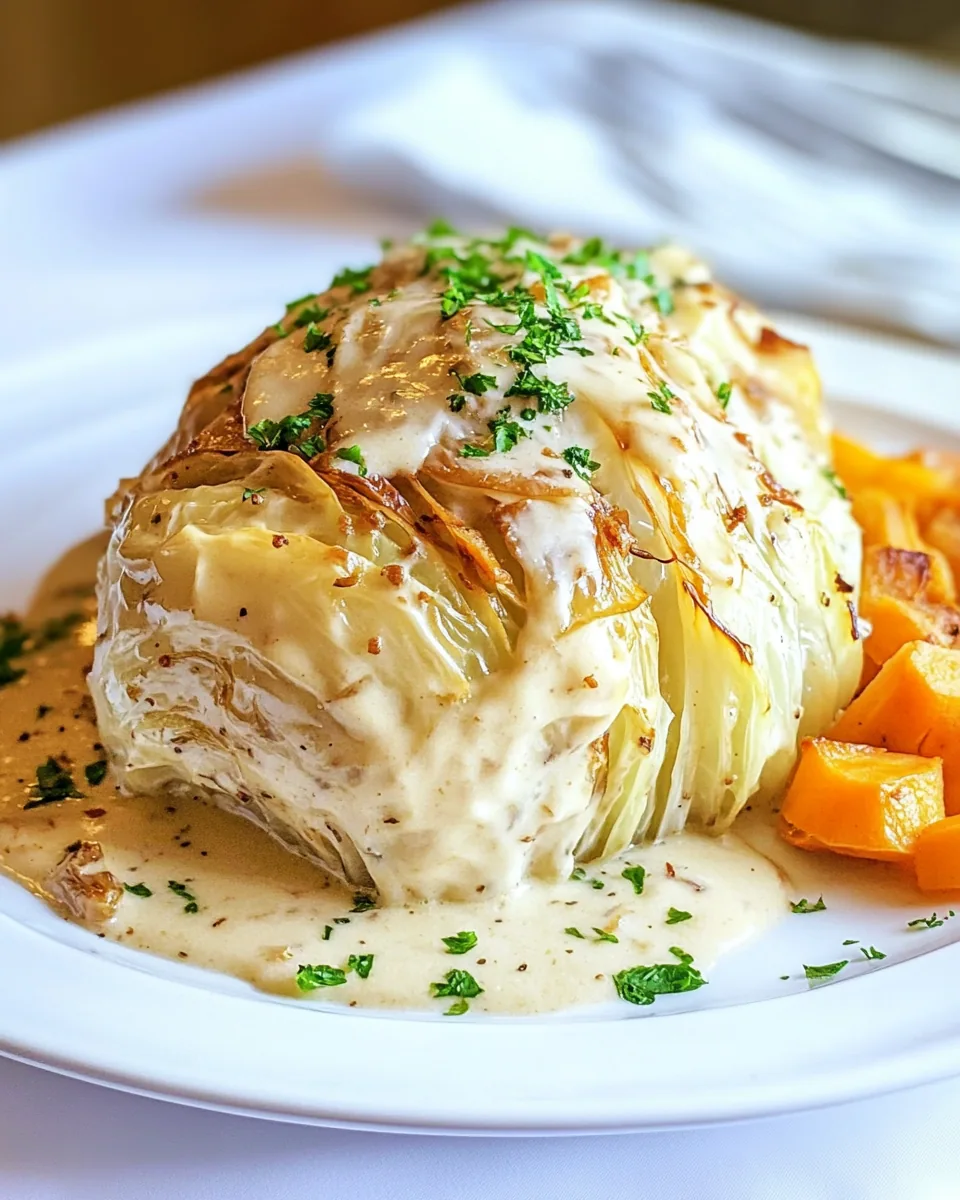 Whole Roasted Cabbage