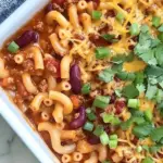 Whole Wheat Turkey Chili Mac and Cheese