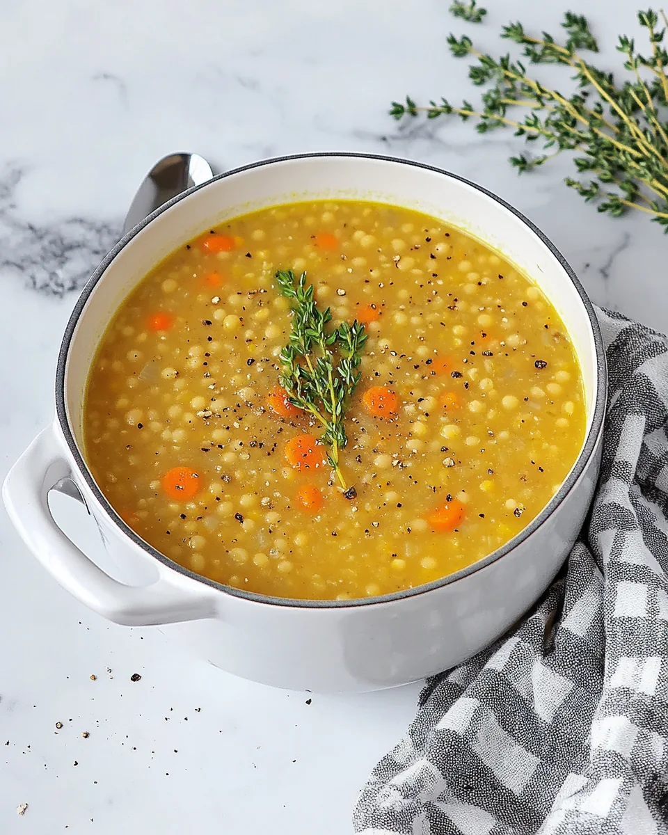 Yellow Split Pea Soup