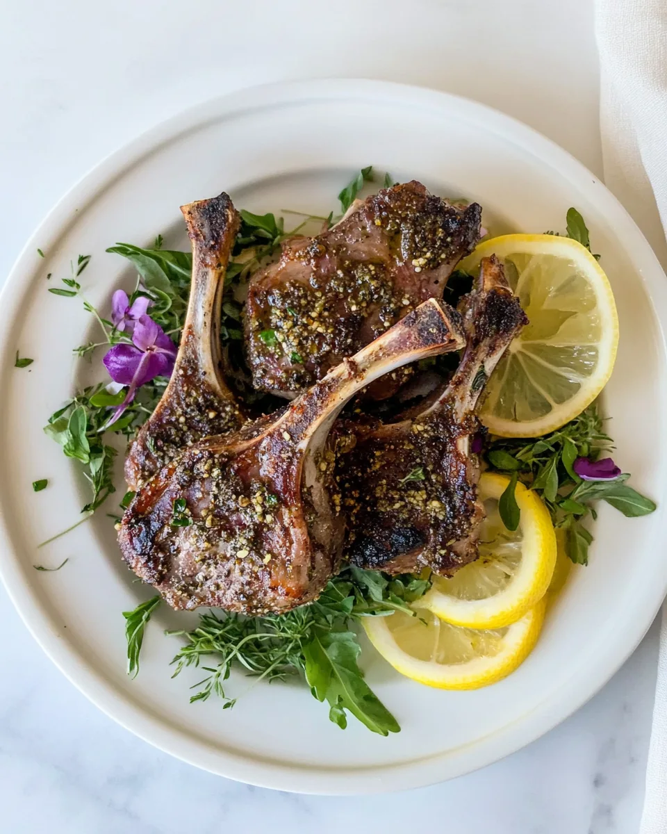 Za’atar Lamb Chops
