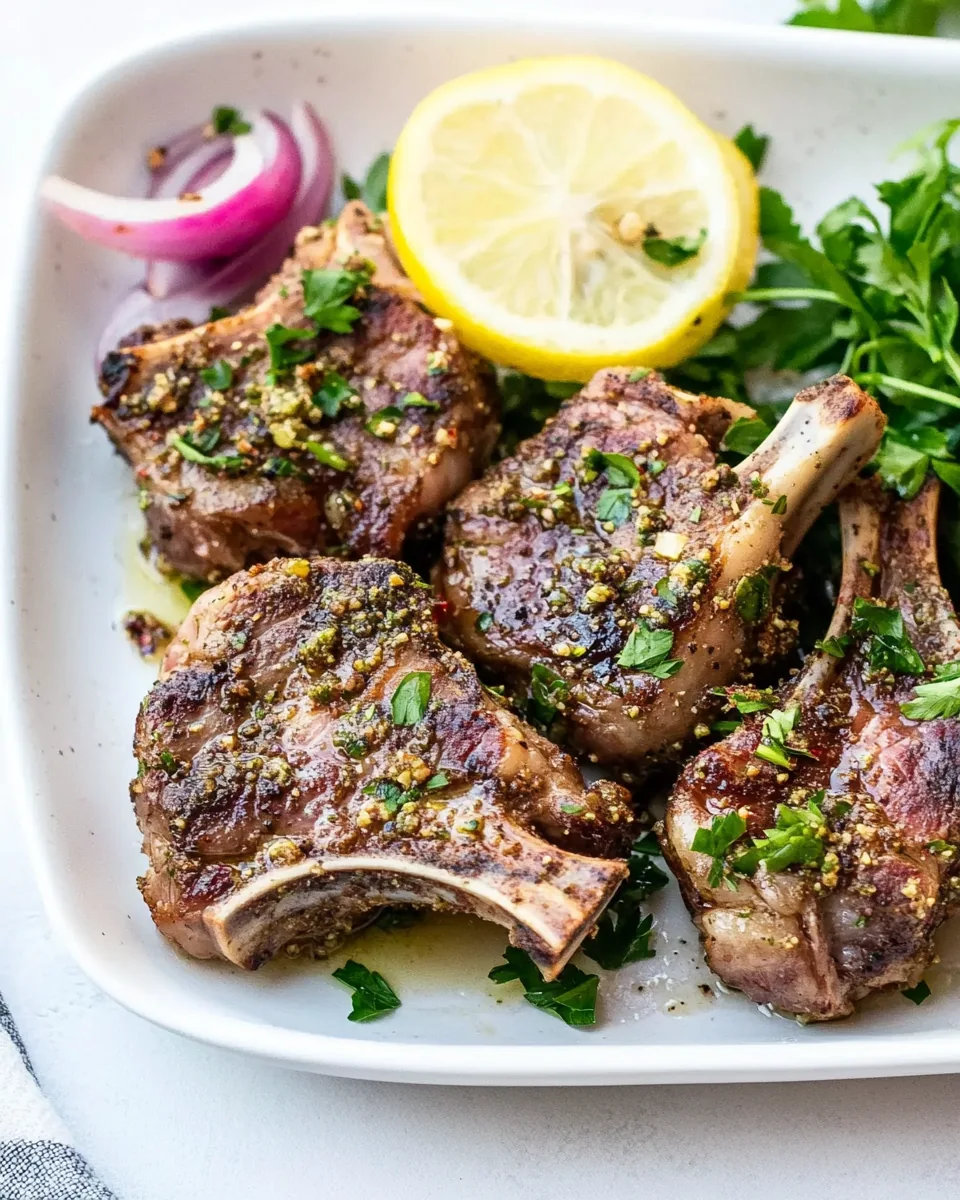 Za’atar Lamb Chops