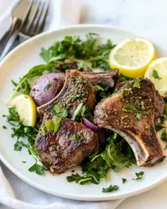 Za’atar Lamb Chops