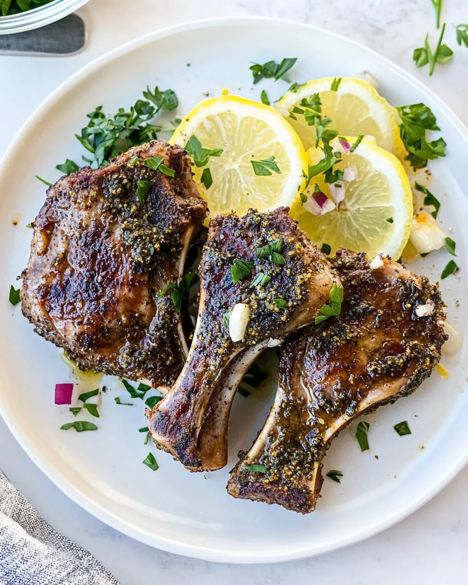 Za’atar Lamb Chops