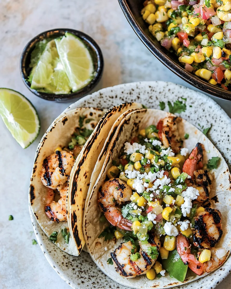 Zesty Grilled Shrimp Tacos