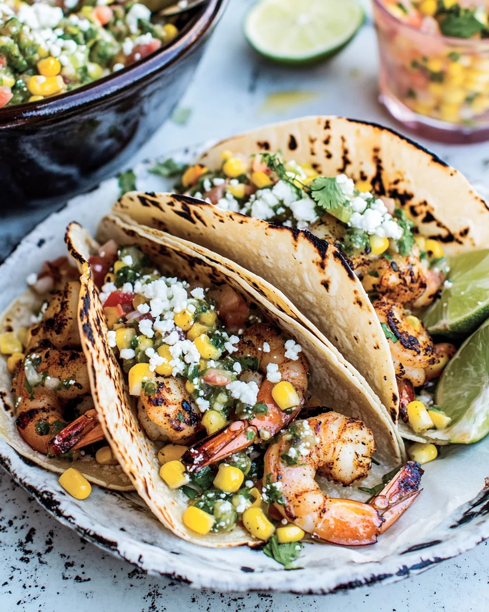 Zesty Grilled Shrimp Tacos